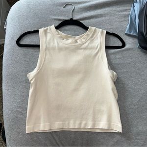 Tan Tank Crop Top
